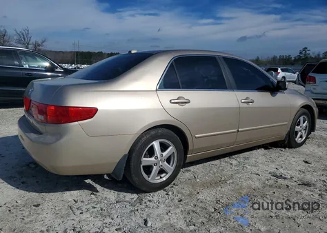 2005 Honda Accord Ex из США, поврежденный, VIN 1HGCM56825A059727